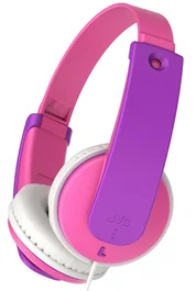 JVC HA-KD7 Auriculares Diadema Alámbricos Infantiles Color Rosa/Púrpura, Conector 3.5 mm, Para Música
