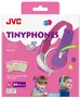 JVC HA-KD7 Auriculares Diadema Alámbricos Infantiles Color Rosa/Púrpura, Conector 3.5 mm, Para Música
