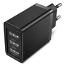 Vention FEAB0-EU Cargador de Pared con 3 Puertos USB-A (12W/12W/12W) Carga Rápida Max 17W para Teléfonos y Tabletas