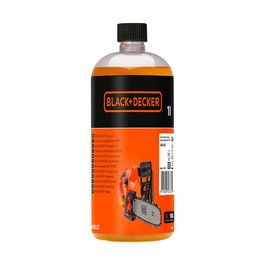Black+Decker Aceite ecológico para motosierra 1L A6023-qz con tubo de llenado