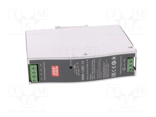 MEAN WELL DDR-120C-12 Convertidor DC/DC 120W 12V DC MEAN WELL DDR-120C-12 Convertidor DC/DC 120W 12V DC