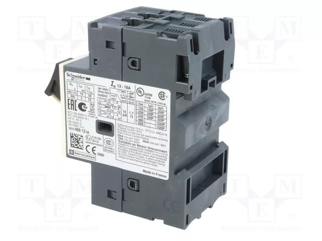 SCHNEIDER ELECTRIC GV2ME20 Interruptor motorizado 7,5kW 230÷690VAC SCHNEIDER ELECTRIC GV2ME20 Interruptor motorizado 7,5kW 230÷690VAC