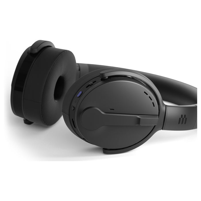 EPOS Adapt 560 II Auriculares Bluetooth 5.0 Inalámbricos Diadema Negros - Supraaural con Cancelación de Ruido, USB-C y Receptor, Compatibles con Teams y Zoom, 24h de Batería