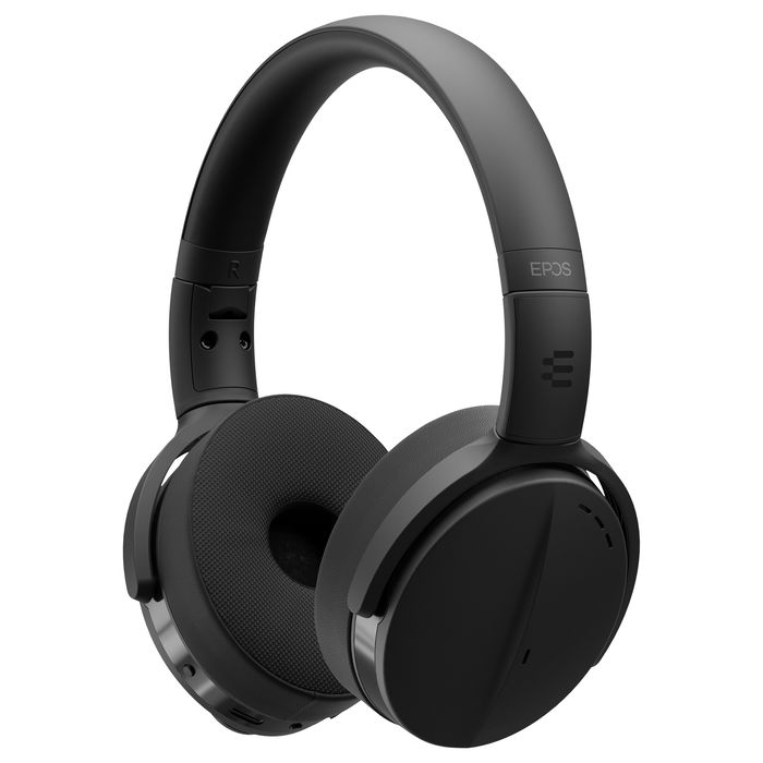 EPOS Adapt 560 II Auriculares Bluetooth 5.0 Inalámbricos Diadema Negros - Supraaural con Cancelación de Ruido, USB-C y Receptor, Compatibles con Teams y Zoom, 24h de Batería