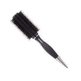 Kent Brushes Cepillo Radial Nylon Negro Cerdas 22 Filas 60mm (KS17B) para Rizos y Alisado
