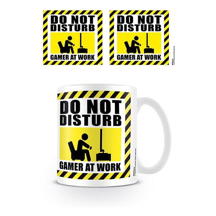 Gamer at Work Taza Do not Disturb Gamer at Work Taza Do not Disturb