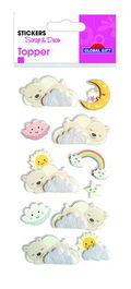 Stickers Grupo Global Gift Bolsa 1H Topper Scrap & Deco Sueños Relieve