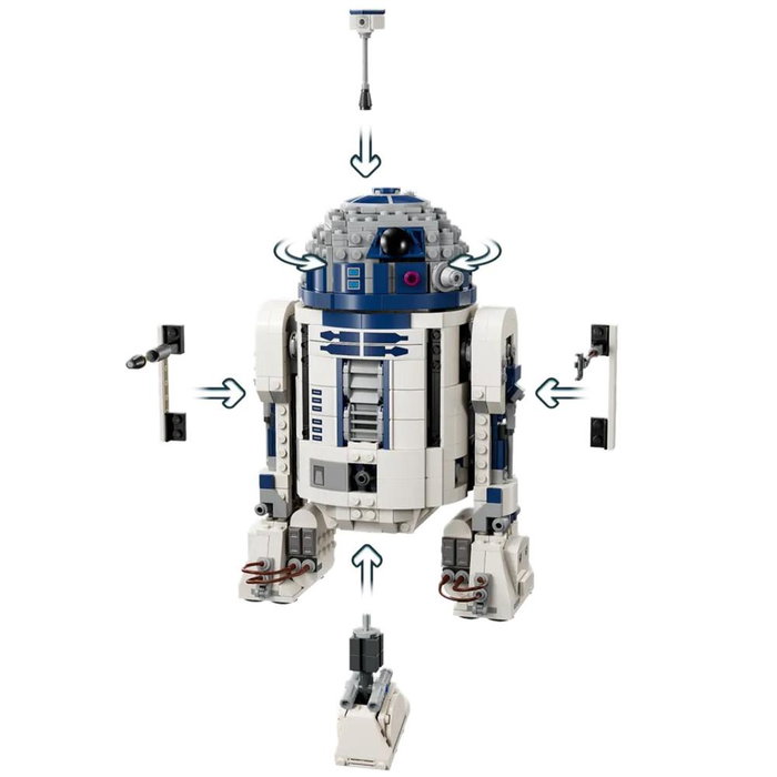 Lego 75379 Star Wars R2-D2 Figura de Construcción Coleccionable con 1050 Piezas, Modelo para Exhibir con Darth Malak 25 Aniversario, Juguete para Niños de 10+ Años Lego 75379 Star Wars R2-D2 Figura de Construcción Coleccionable con 1050 Piezas, Modelo para Exhibir con Darth Malak 25 Aniversario, Juguete para Niños de 10+ Años