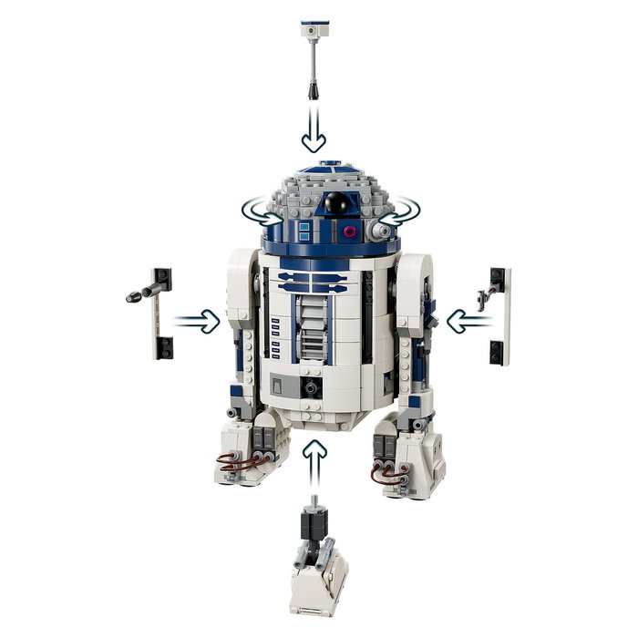 LEGO Star Wars R2-D2 - Juego de construcción (75308) de 1050 piezas, Edad 10+