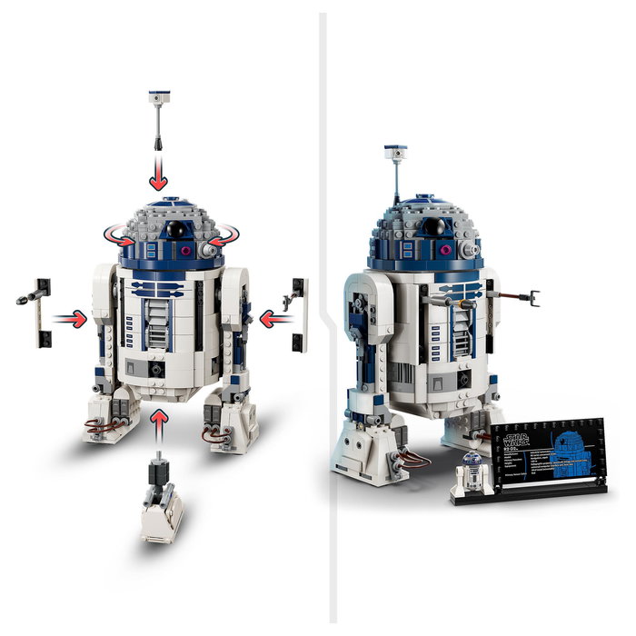 LEGO Star Wars R2-D2 - Juego de construcción (75308) de 1050 piezas, Edad 10+