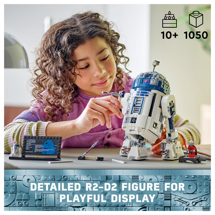 LEGO Star Wars R2-D2 - Juego de construcción (75308) de 1050 piezas, Edad 10+