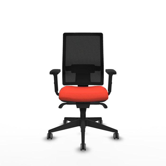PIQUERAS Y CRESPO Silla de oficina Horna Naranja oscuro y Negro PIQUERAS Y CRESPO Silla de oficina Horna Naranja oscuro y Negro