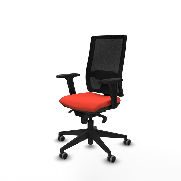 PIQUERAS Y CRESPO Silla de oficina Horna Naranja oscuro y Negro PIQUERAS Y CRESPO Silla de oficina Horna Naranja oscuro y Negro
