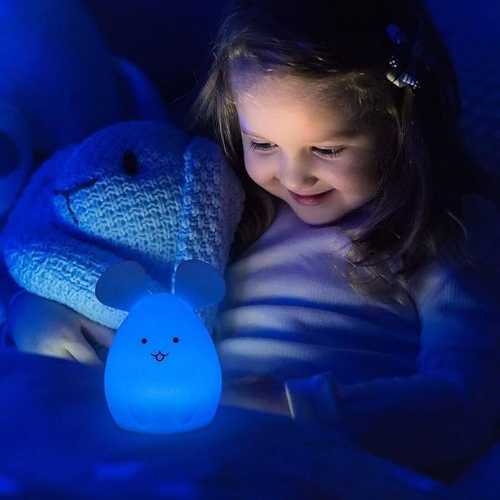 Lámpara infantil Mouse con Altavoz Bluetooth Lámpara infantil Mouse con Altavoz Bluetooth