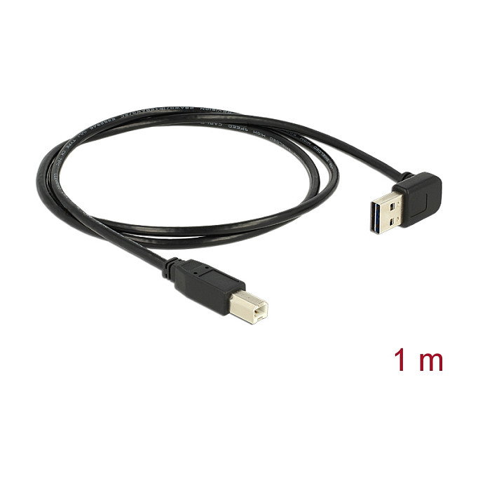 DeLOCK Cable EASY-USB 2.0 USB-A angular a USB-B de 1 m DeLOCK Cable EASY-USB 2.0 USB-A angular a USB-B de 1 m
