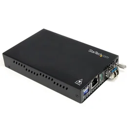 StarTech.com Conversor de Medios Gigabit Ethernet a Fibra Multimodo LC 550m - 1000 Mbit/s, 1000Base-T a 1000Base-LX/SX, Media Converter 95 x 160 x 20 mm