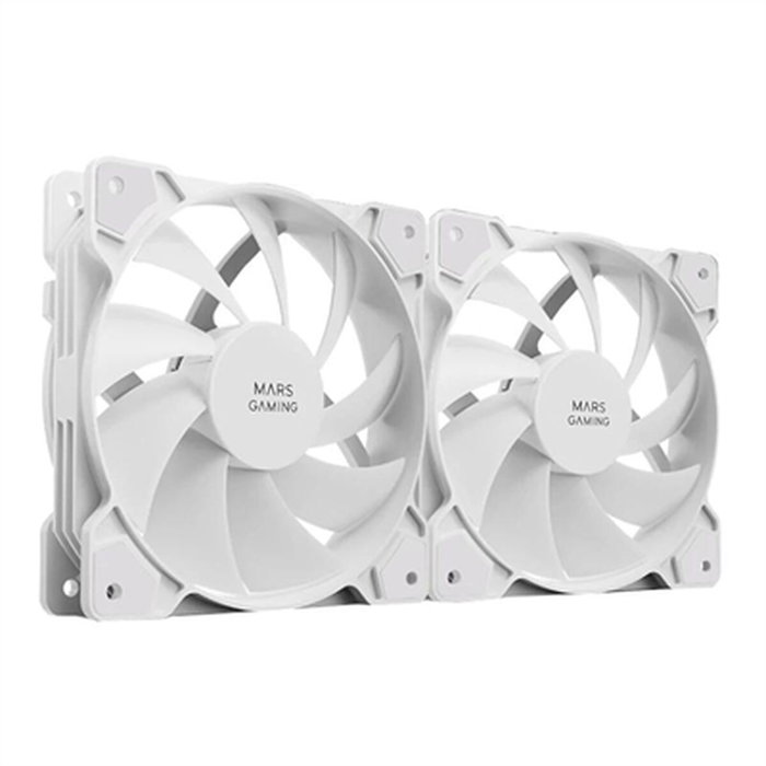 Mars Gaming Kit 2 Ventiladores MF-PROX2 Blanco 120mm Mars Gaming Kit 2 Ventiladores MF-PROX2 Blanco 120mm
