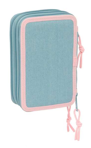 Safta Plumier Triple Wicked 12,5x19,5x5,5cm con 37 piezas