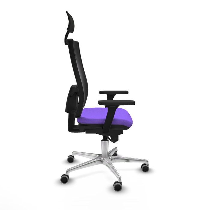 PIQUERAS Y CRESPO Silla de oficina Horna con mecanismo Sincro, Lila y Negro PIQUERAS Y CRESPO Silla de oficina Horna con mecanismo Sincro, Lila y Negro