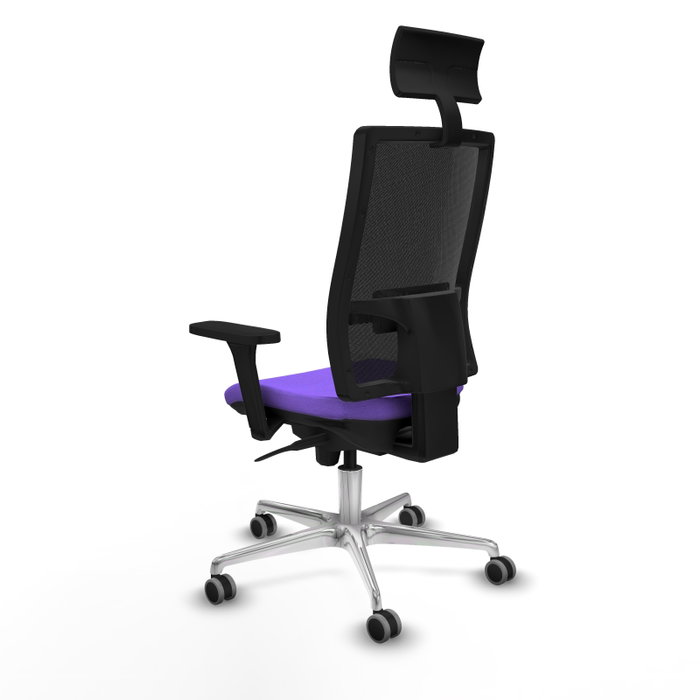 PIQUERAS Y CRESPO Silla de oficina Horna con mecanismo Sincro, Lila y Negro PIQUERAS Y CRESPO Silla de oficina Horna con mecanismo Sincro, Lila y Negro