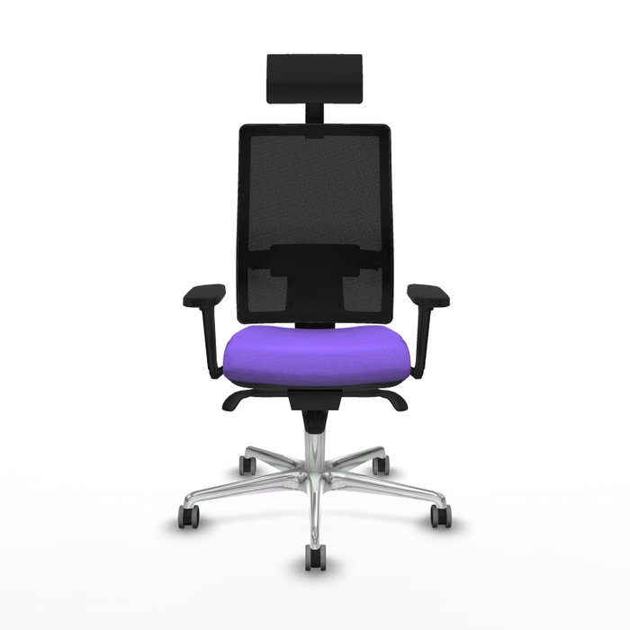 PIQUERAS Y CRESPO Silla de oficina Horna con mecanismo Sincro, Lila y Negro PIQUERAS Y CRESPO Silla de oficina Horna con mecanismo Sincro, Lila y Negro