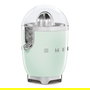 Smeg CJF11PGEU Exprimidor de Cítricos, Verde Pastel, 1 Velocidad, Función Antigoteo, Potencia 70 W, Exprimidor Manual de Acero Inoxidable y Plástico