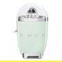 Smeg CJF11PGEU Exprimidor de Cítricos, Verde Pastel, 1 Velocidad, Función Antigoteo, Potencia 70 W, Exprimidor Manual de Acero Inoxidable y Plástico