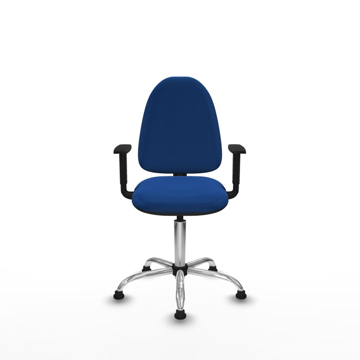 PIQUERAS Y CRESPO Silla de oficina Aýna Azul con Brazos 1D
