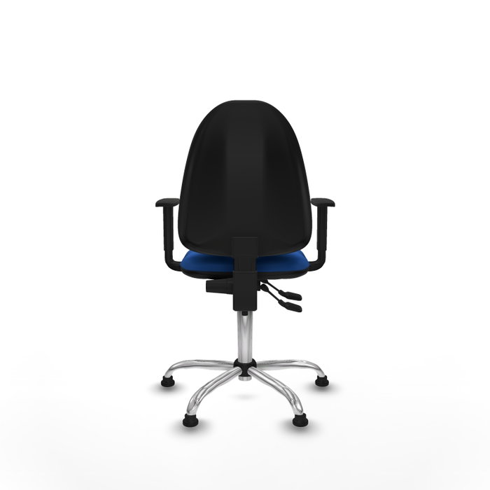 PIQUERAS Y CRESPO Silla de oficina Aýna Azul con Brazos 1D