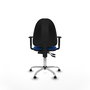 PIQUERAS Y CRESPO Silla de oficina Aýna Azul con Brazos 1D