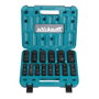 Makita Juego de llaves de impacto de 14 piezas 1/2 pulg. Impact Black