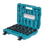 Makita Juego de llaves de impacto de 14 piezas 1/2 pulg. Impact Black