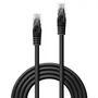 Lindy Cable de red Cat6 U/UTP Negro 3 m