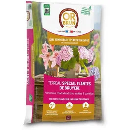 Or Brun OBRTBRU6U Tierra Especial para Macetas, 6L - Mejor Enraizamiento