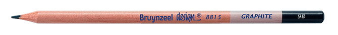 Bruynzeel Design Lápices de grafito 9B Bruynzeel Design Lápices de grafito 9B
