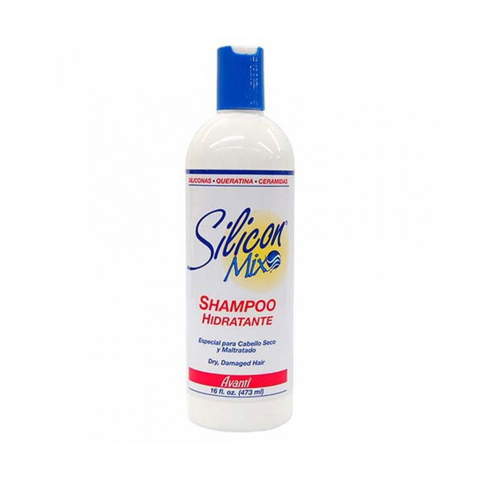 Silicon Mix Champú Hidratante para Cabello Seco y Dañado - Restaura la Salud y Brillo - 16Oz
