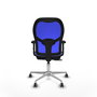 PIQUERAS Y CRESPO Silla de oficina Jorquera con mecanismo Sincro/Traslack, Azul