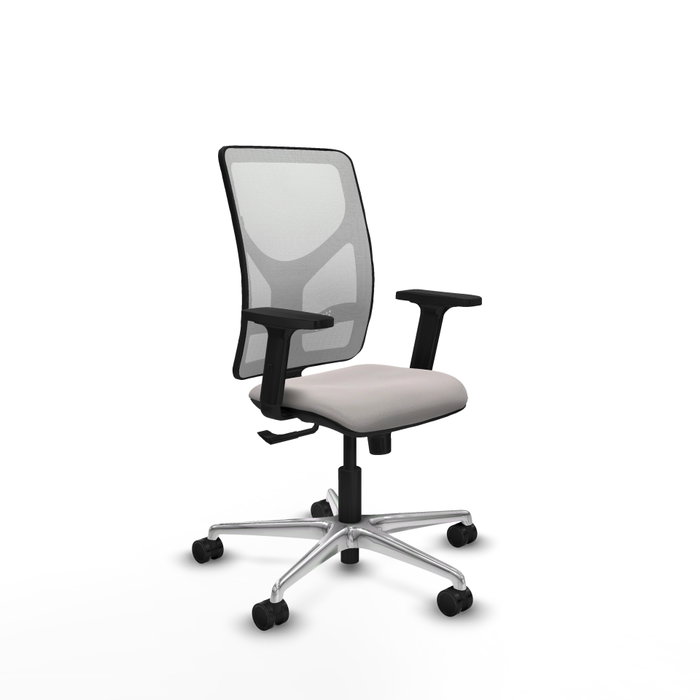 PIQUERAS Y CRESPO Silla de oficina Motilla con mecanismo Sincro y tapizado en Similpiel Blanco PIQUERAS Y CRESPO Silla de oficina Motilla con mecanismo Sincro y tapizado en Similpiel Blanco