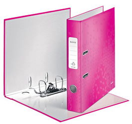 Archivador Palanca Leitz Wow A4 180º 50Mm Fucsia Metalizado (Set de 10)