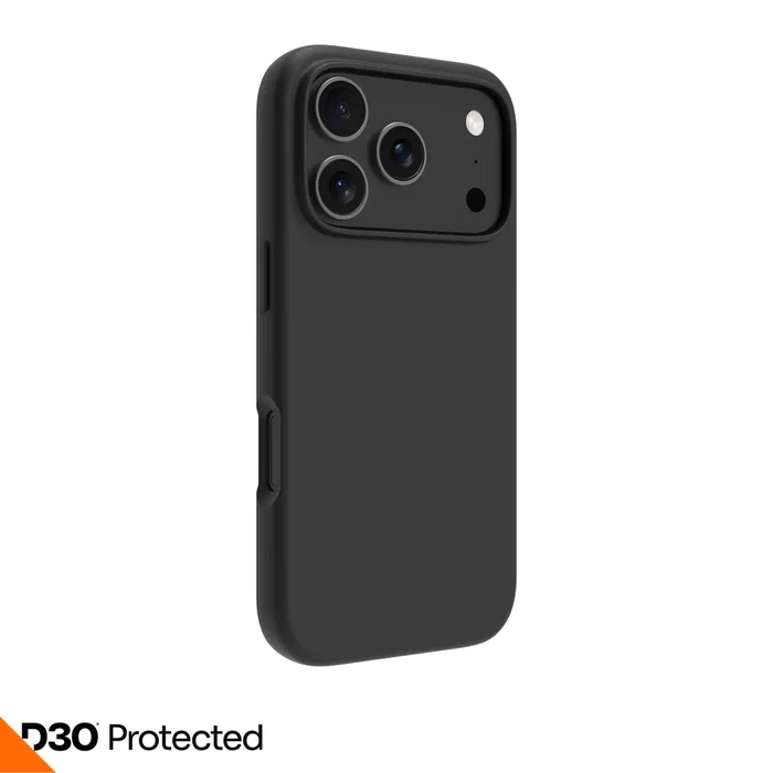 Apple iPhone 17 Pro funda Ultra D3O MS Negro MagSafe resistente a impactos hasta 4 m protección total con plástico reciclado 100% - funda protectora robusta para teléfono móvil