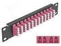DeLOCK Panel de conexión de fibra óptica 12 puertos LC Quad 10″ 1U