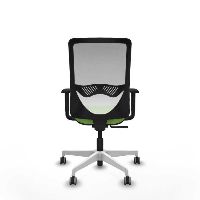 PIQUERAS Y CRESPO Silla de oficina Zulema con mecanismo Sincro, color Pistacho y Blanco PIQUERAS Y CRESPO Silla de oficina Zulema con mecanismo Sincro, color Pistacho y Blanco