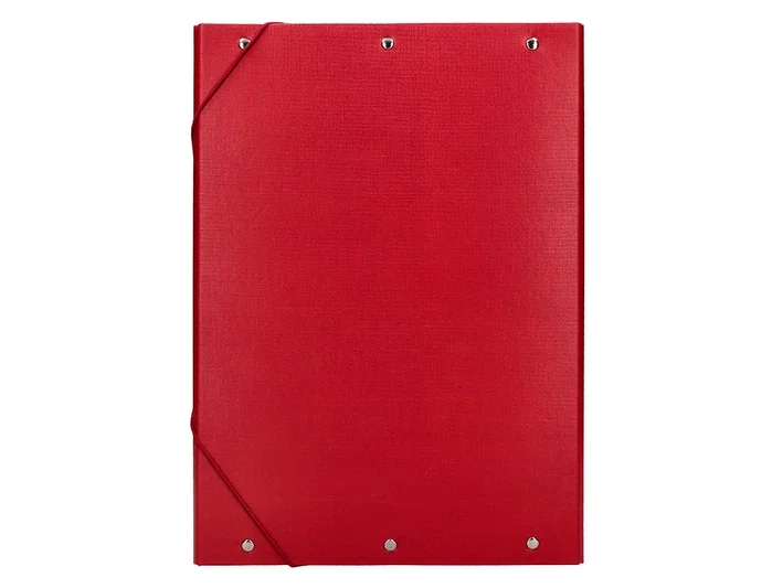 Liderpapel Carpeta proyectos folio lomo 90mm roja