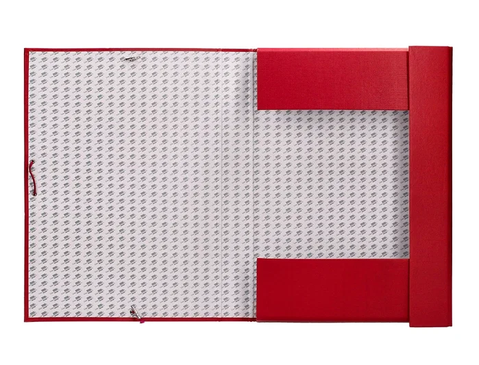 Liderpapel Carpeta proyectos folio lomo 90mm roja