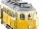 DKD Home Decor Tranvía Decoración Metal Amarillo 2 Unidades 7 x 12 x 20 cm