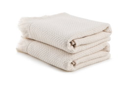 Mijölnir Juego de Toallas Microalgodón 40x60cm Cappuccino Suaves y Absorbentes para Baño (2 Piezas)