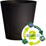Garden Id Maceta de reserva de agua 02041869 Green Care Sense Negro-Antracita 40 cm