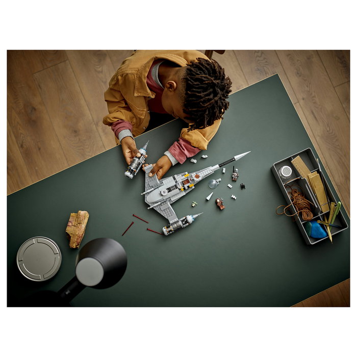 LEGO 75325 Star Wars N-1 Starfighter de The Mandalorian, Juego de Construcción para Niños de 9+ Años, 412 Piezas, Multicolor
