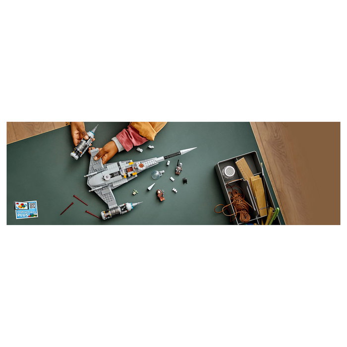 LEGO 75325 Star Wars N-1 Starfighter de The Mandalorian, Juego de Construcción para Niños de 9+ Años, 412 Piezas, Multicolor