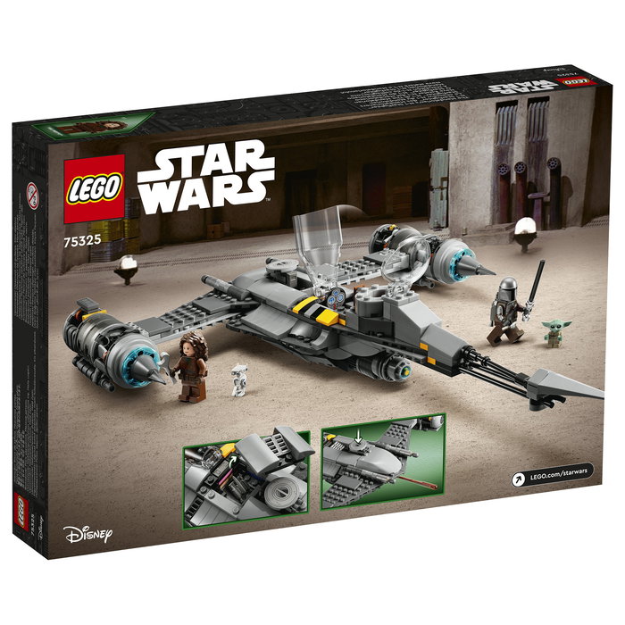 LEGO 75325 Star Wars N-1 Starfighter de The Mandalorian, Juego de Construcción para Niños de 9+ Años, 412 Piezas, Multicolor